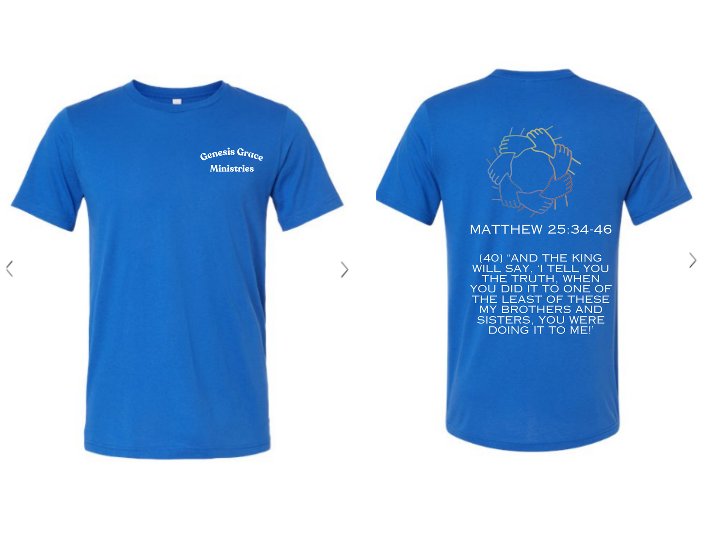 Custom Matthew 25:34-46