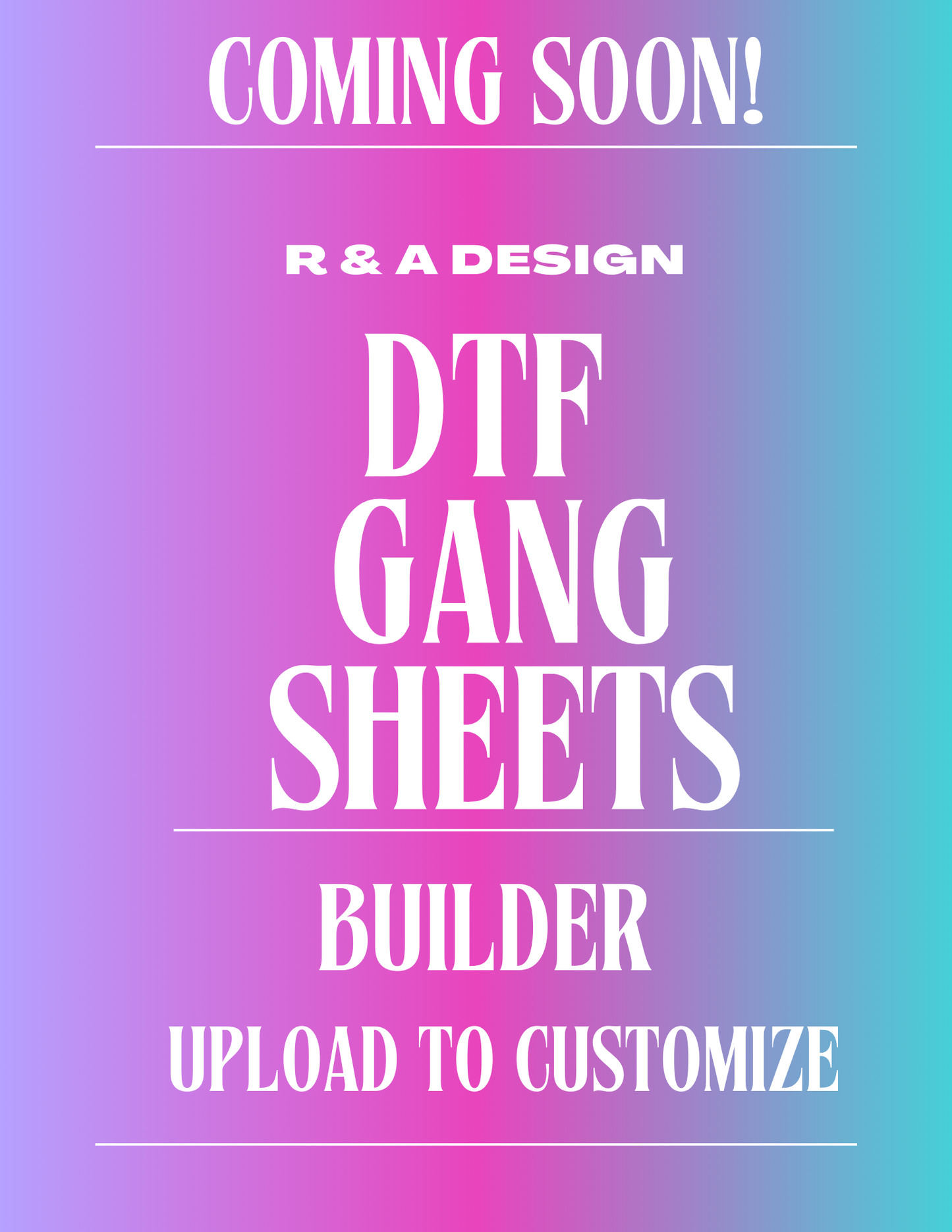 Gang Sheet